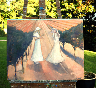 Vineyard Musing by Mary Pratt |  Context View of Artwork 