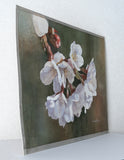 Original art for sale at UGallery.com | Cherry Blossoms in Close-Up by Masato Watanabe | $700 | watercolor painting | 12' h x 16' w | thumbnail 2