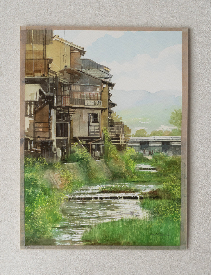 Early Summer Along the Kamogawa by Masato Watanabe |  Context View of Artwork 