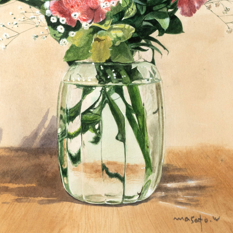 Floral Harmony in Light by Masato Watanabe |  Closeup View of Artwork 