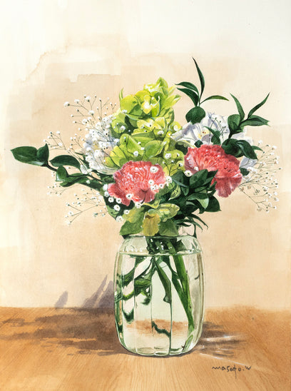 Floral Harmony in Light by Masato Watanabe | Artwork Main Image