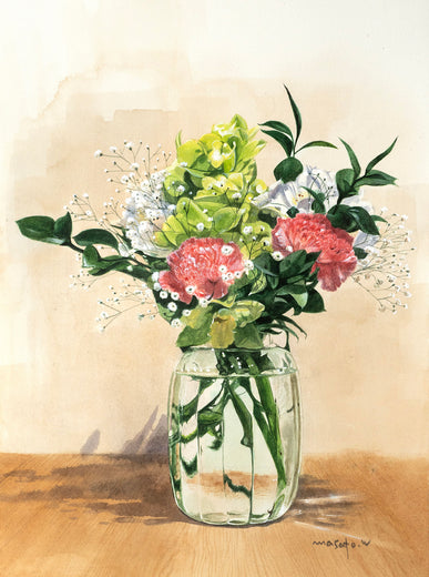 Floral Harmony in Light by Masato Watanabe |  Artwork Main Image 