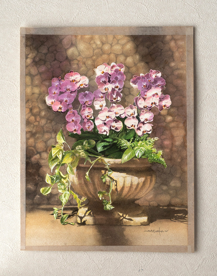 Orchids in Soft Light by Masato Watanabe |  Context View of Artwork 