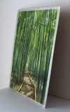 Original art for sale at UGallery.com | Path Through the Bamboo Grove by Masato Watanabe | $1,500 | watercolor painting | 16' h x 12' w | thumbnail 2