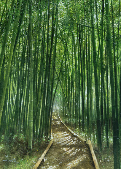 Path Through the Bamboo Grove by Masato Watanabe | Artwork Main Image