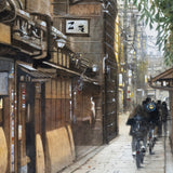 Original art for sale at UGallery.com | Quiet Afternoon in Gion by Masato Watanabe | $1,400 | watercolor painting | 16' h x 12' w | thumbnail 4