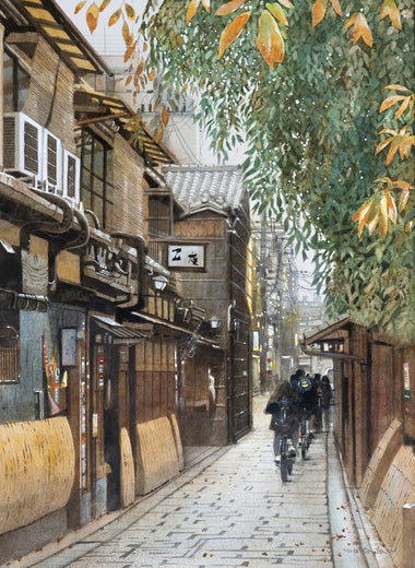Quiet Afternoon in Gion by Masato Watanabe |  Artwork Main Image 