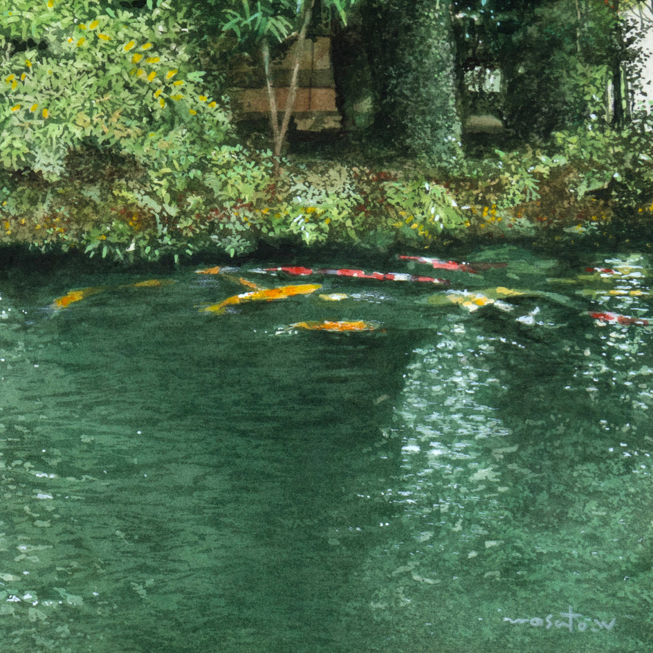 Silence of a Moment by Masato Watanabe |  Closeup View of Artwork 