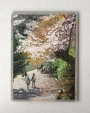 Original art for sale at UGallery.com | Spring Path in Arashiyama, Kyoto by Masato Watanabe | $1,250 | watercolor painting | 16' h x 12' w | thumbnail 3