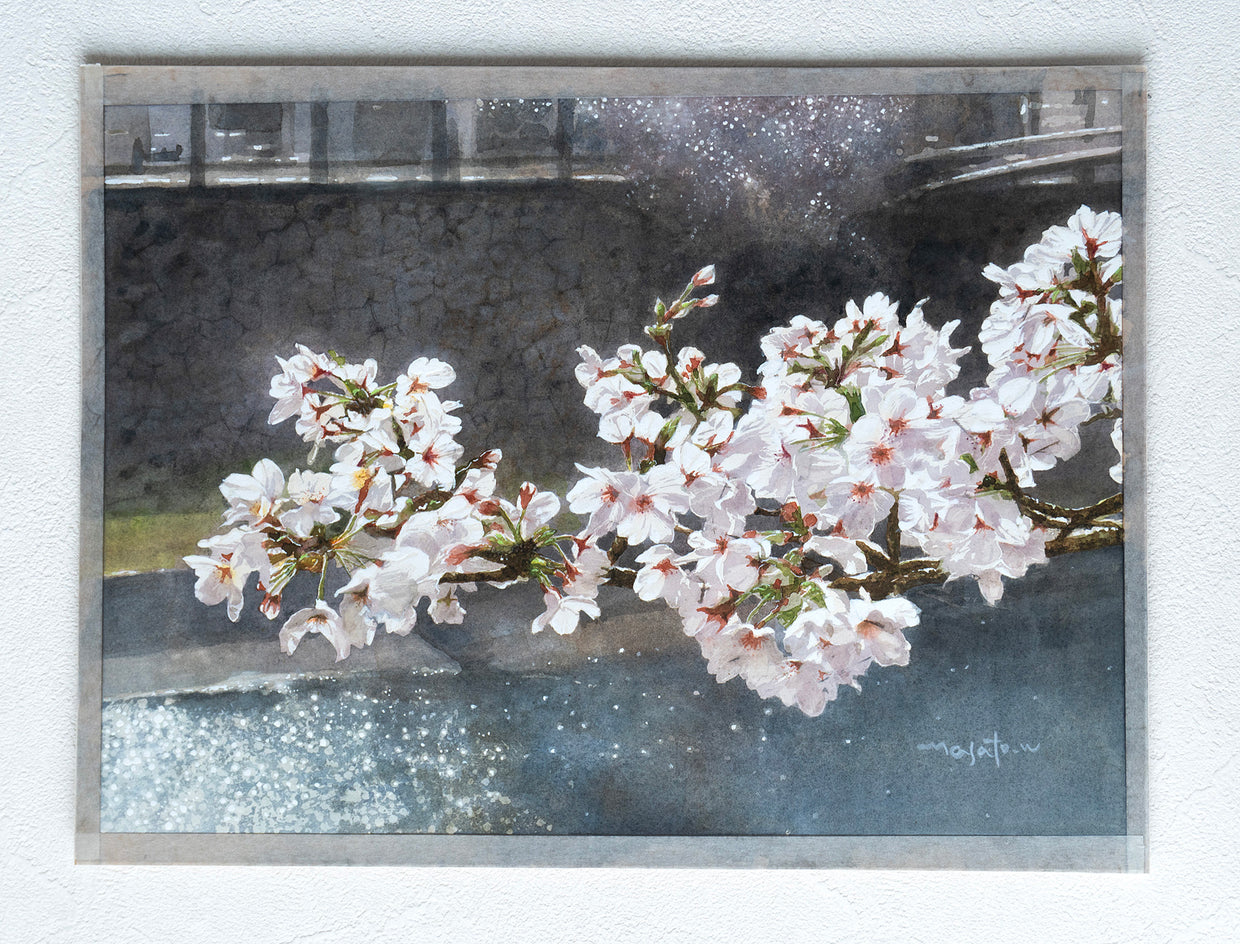 Spring Sunlight and Cherry Blossoms by Masato Watanabe |  Context View of Artwork 