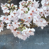 Original art for sale at UGallery.com | Spring Sunlight and Cherry Blossoms by Masato Watanabe | $1,000 | watercolor painting | 12' h x 16' w | thumbnail 4