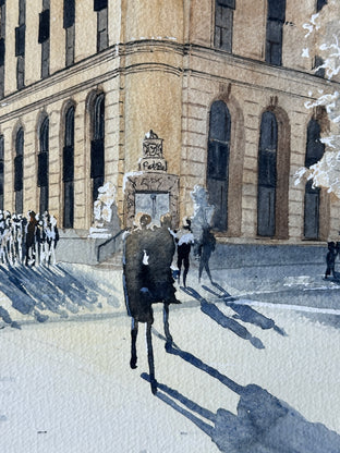 Post Office by Maurice Dionne |   Closeup View of Artwork 
