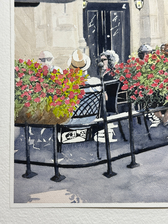 Respite at the Pub by Maurice Dionne |  Context View of Artwork 