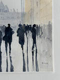 Original art for sale at UGallery.com | The Tour by Maurice Dionne | $425 | watercolor painting | 12' h x 9' w | thumbnail 3