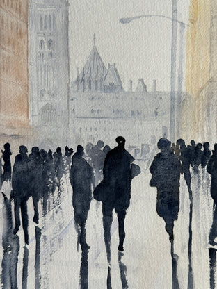 The Tour by Maurice Dionne |   Closeup View of Artwork 