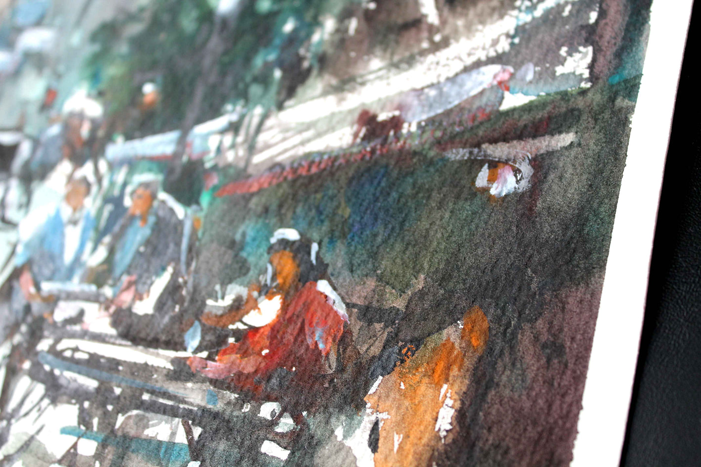 Before the Rain by Maximilian Damico |  Closeup View of Artwork 