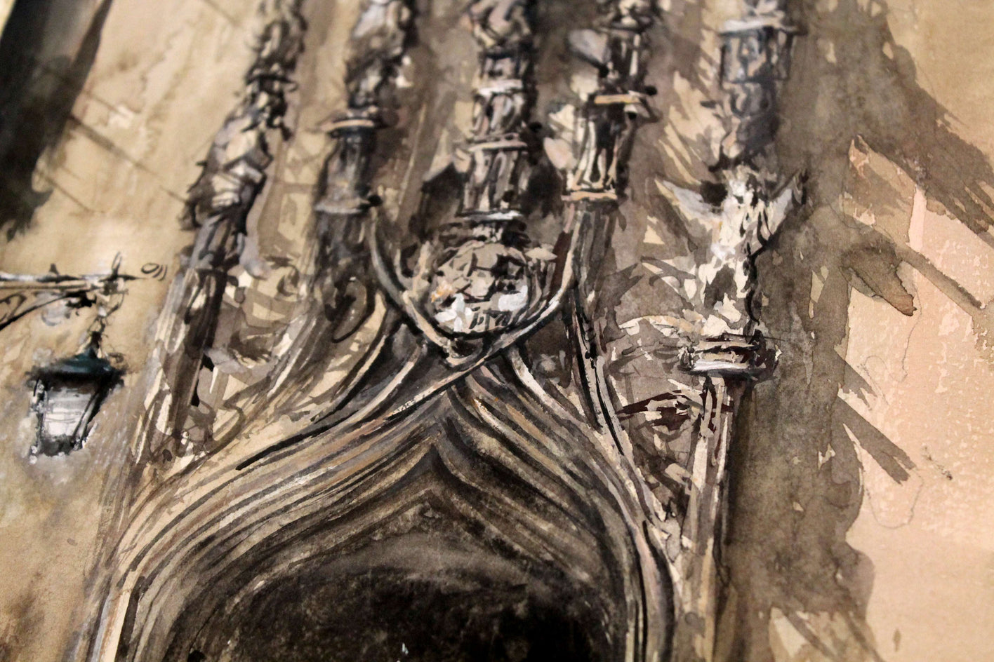 Gothic Portal by Maximilian Damico |  Closeup View of Artwork 