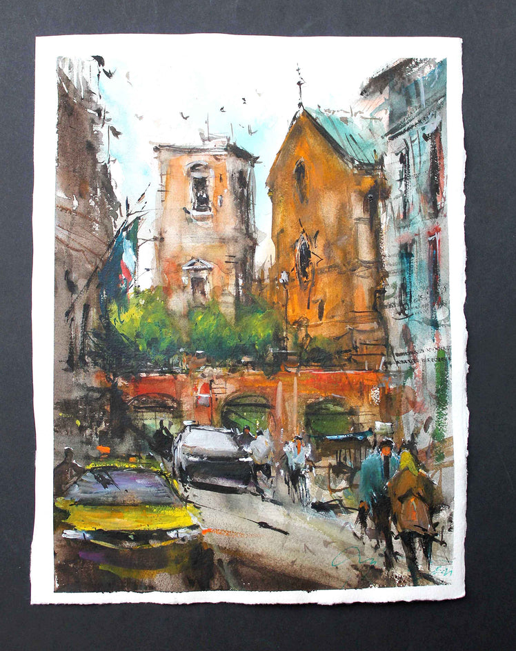 Napoli City Life by Maximilian Damico |  Context View of Artwork 