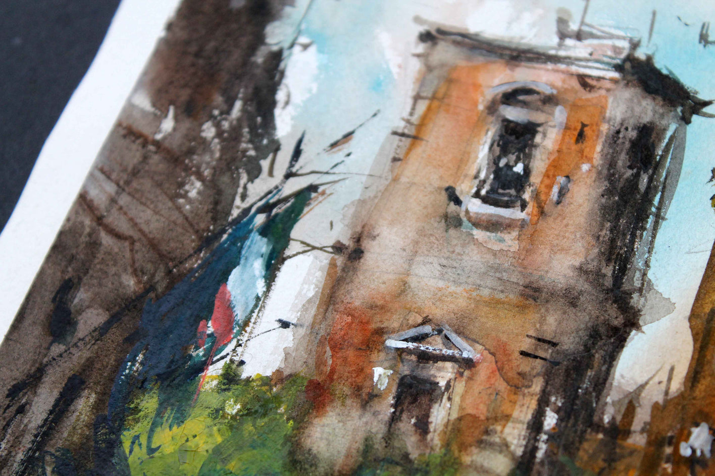 Napoli City Life by Maximilian Damico |  Closeup View of Artwork 