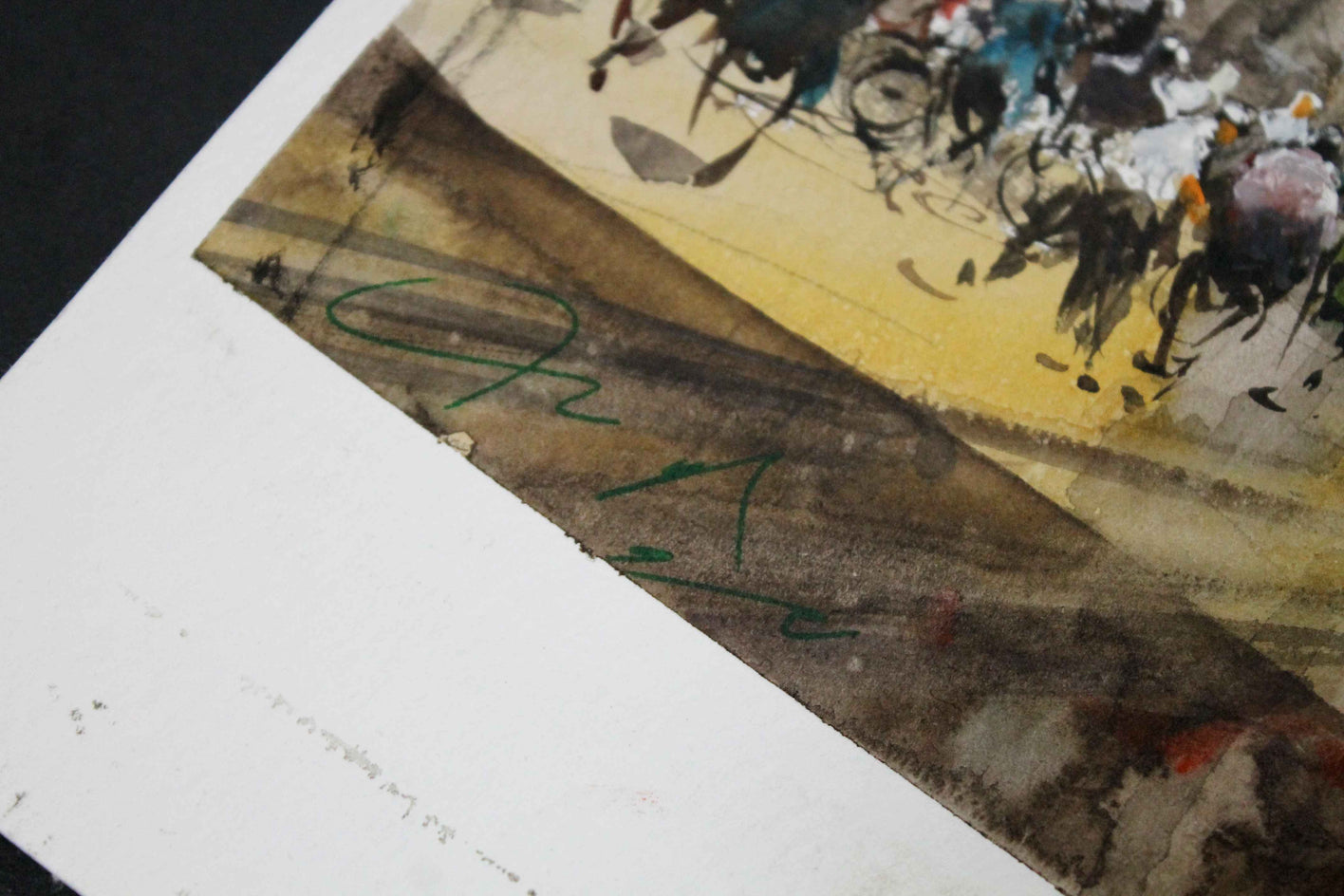 Prague St. Nicholas Tower by Maximilian Damico |  Closeup View of Artwork 