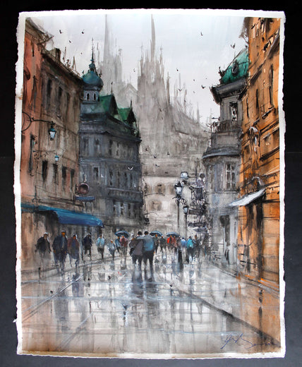 Romantic Raining by Maximilian Damico |  Context View of Artwork 