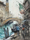 Original art for sale at UGallery.com | Romantic Venezia by Maximilian Damico | $750 | watercolor painting | 15' h x 11' w | thumbnail 1