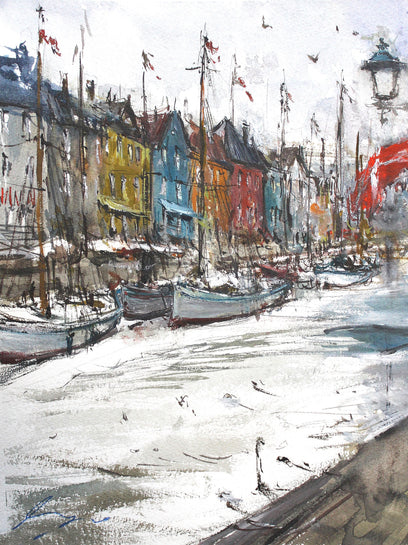 Winter in Copenaghen by Maximilian Damico | Artwork Main Image
