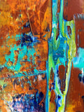 Original art for sale at UGallery.com | Divided by Maya Henaff | $1,700 | acrylic painting | 30' h x 30' w | thumbnail 4