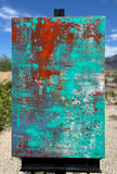Original art for sale at UGallery.com | Flowing by Maya Henaff | $1,600 | acrylic painting | 36' h x 25' w | thumbnail 3