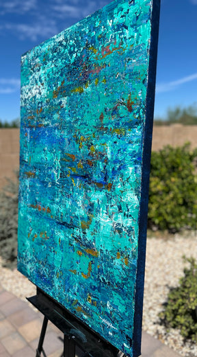 Getaway by Maya Henaff |  Side View of Artwork 