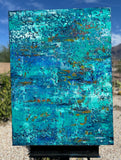 Original art for sale at UGallery.com | Getaway by Maya Henaff | $2,075 | acrylic painting | 40' h x 30' w | thumbnail 3