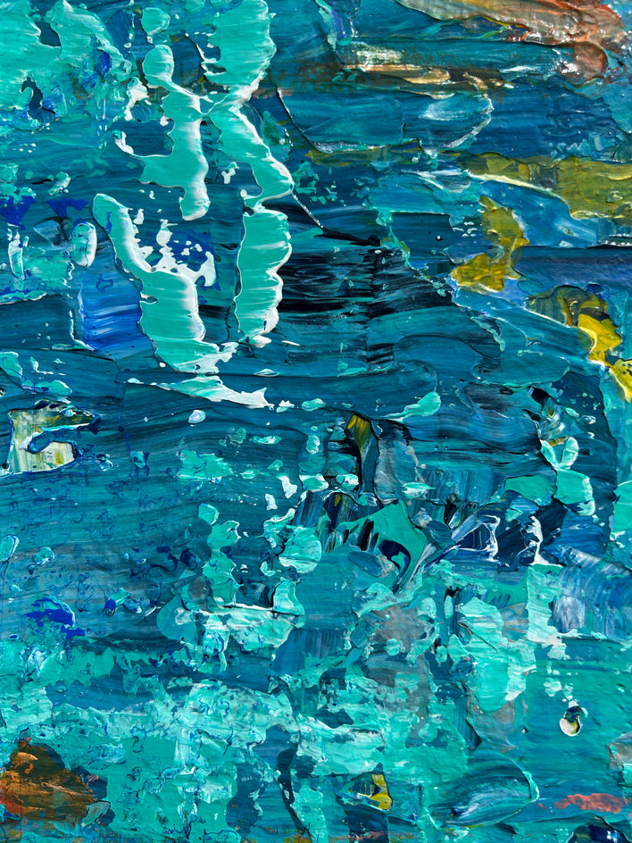 Getaway by Maya Henaff |  Closeup View of Artwork 