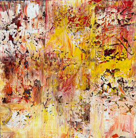acrylic painting by Maya Henaff titled Hopeful