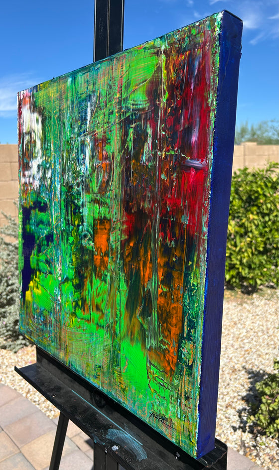 Illusion by Maya Henaff |  Side View of Artwork 