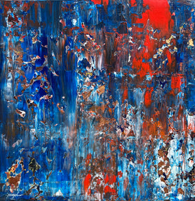 Original art for sale at UGallery.com | Impulse by Maya Henaff | $900 | acrylic painting | 20' h x 20' w