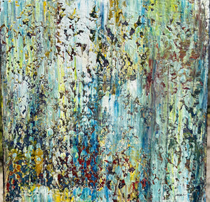 acrylic painting by Maya Henaff titled Relief