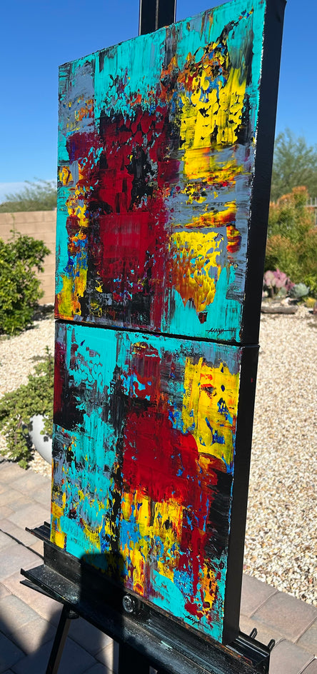 Stimulation by Maya Henaff |  Side View of Artwork 