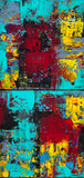 Original art for sale at UGallery.com | Stimulation by Maya Henaff | $850 | acrylic painting | 32' h x 16' w | thumbnail 1