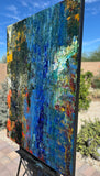 Original art for sale at UGallery.com | Split by Maya Henaff | $3,400 | mixed media artwork | 48' h x 36' w | thumbnail 2