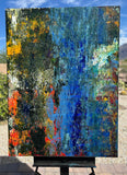 Original art for sale at UGallery.com | Split by Maya Henaff | $3,400 | mixed media artwork | 48' h x 36' w | thumbnail 3