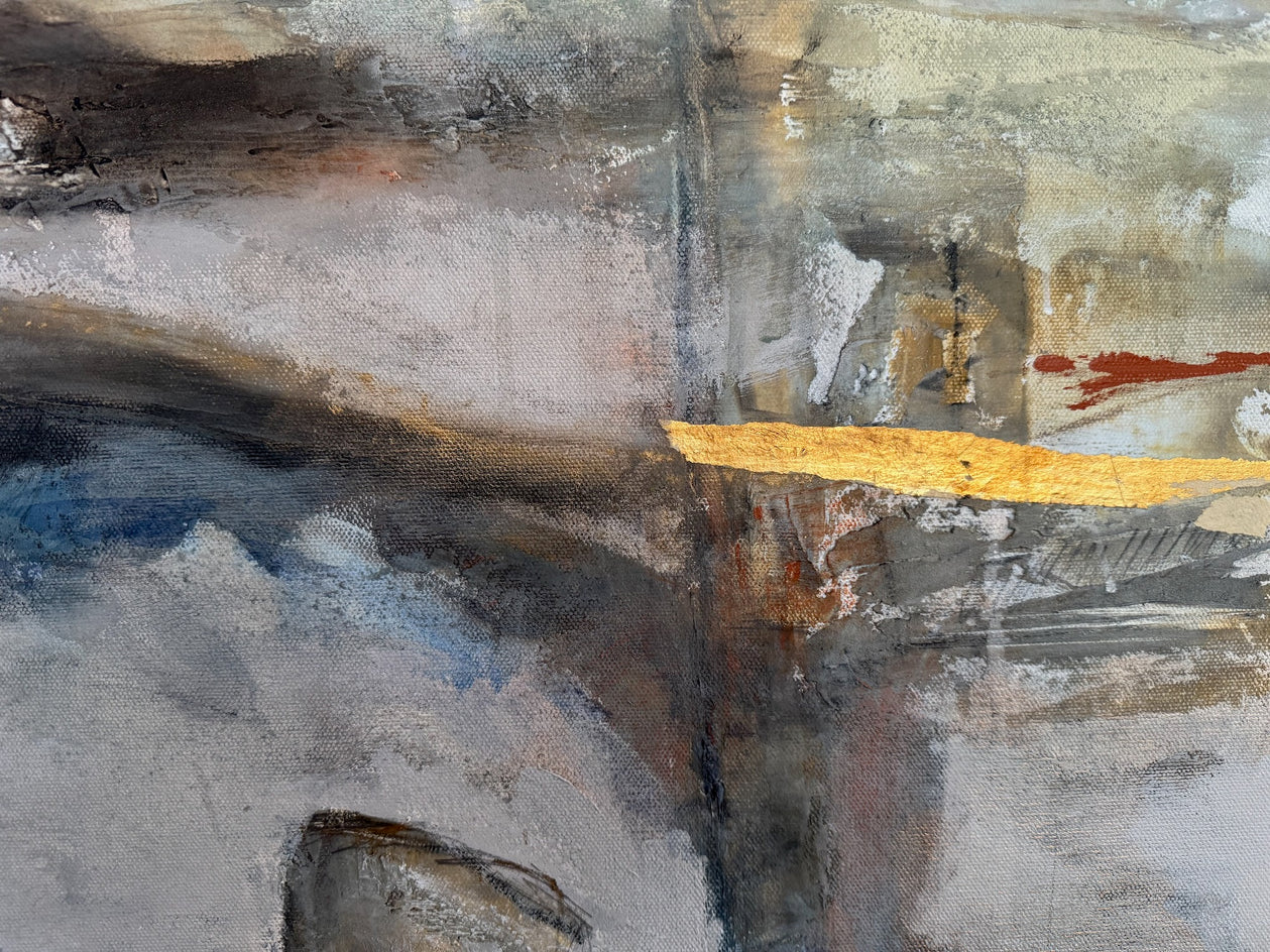 Within the Kármán Line: Held Between Heartbeats by Maya Malioutina |  Closeup View of Artwork 