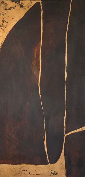 Original art for sale at UGallery.com | Inscape No.1 by Maya Malioutina | $2,900 | mixed media artwork | 48' h x 24' w