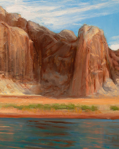Castle Rock by McGarren Flack |   Closeup View of Artwork 