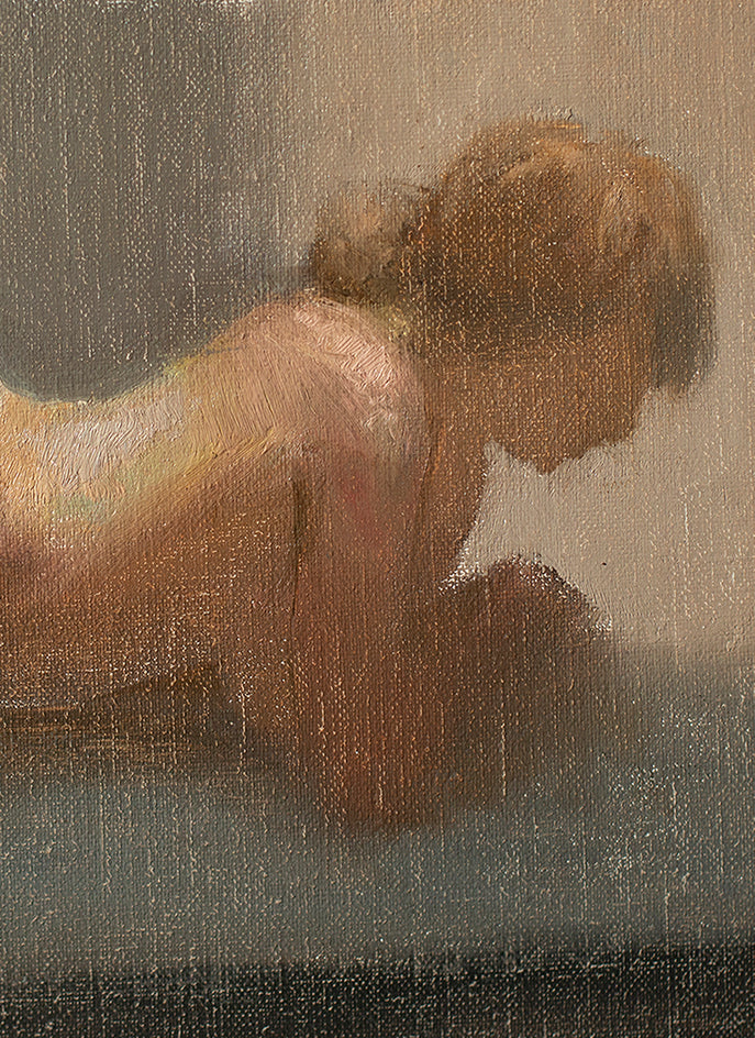 Distant Lights by McGarren Flack |  Closeup View of Artwork 