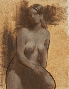 Original art for sale at UGallery.com | Ivy by McGarren Flack | $675 | oil painting | 12' h x 9' w