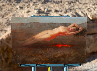 Keeping Warm by McGarren Flack |  Context View of Artwork 