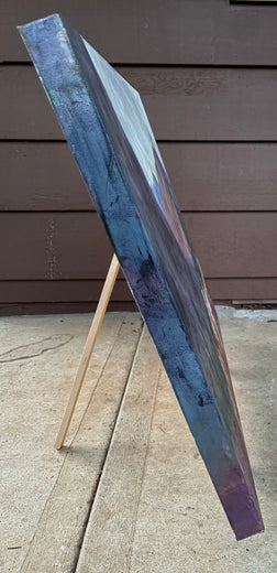 Secrets in the Mountains by Melissa Gannon |  Side View of Artwork 