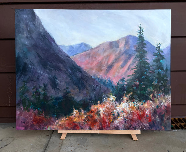 Secrets in the Mountains by Melissa Gannon |  Context View of Artwork 