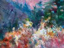 Original art for sale at UGallery.com | Secrets in the Mountains by Melissa Gannon | $1,175 | acrylic painting | 24' h x 30' w | thumbnail 4