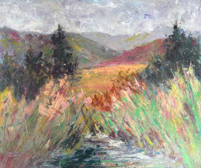 Original art for sale at UGallery.com | Mists of Spring by Melissa Gannon | $900 | oil painting | 20' h x 24' w
